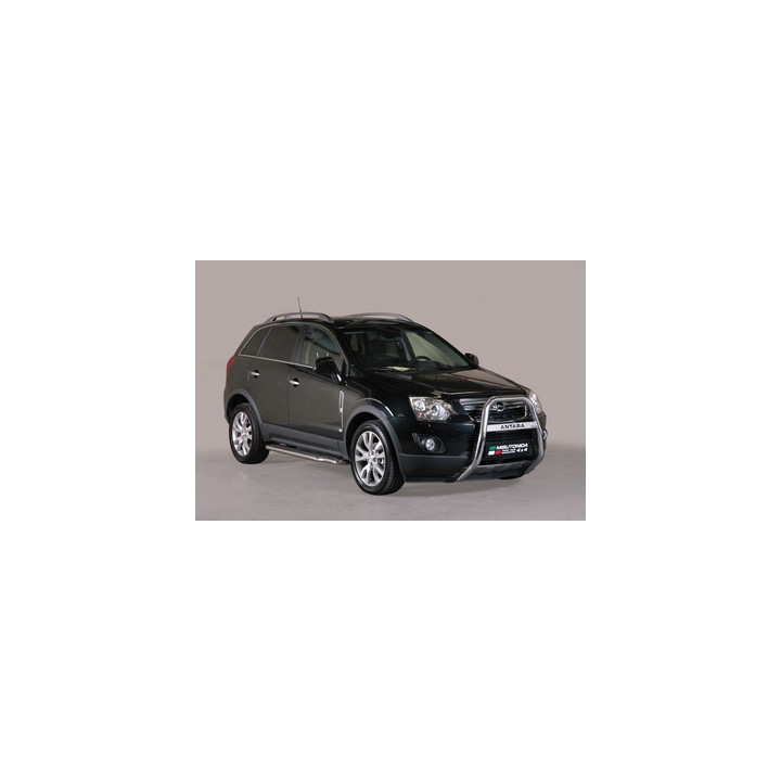 EC Homologated Bullbar, Misutonida 4x4 High Medium Bar, Color Silver, Opel Antara - EDK.ro