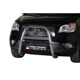 Bullbar Omologat RAR, Misutonida 4x4 High Medium Bar, Culoare Argintiu, SsangYong Korando - EDK.ro