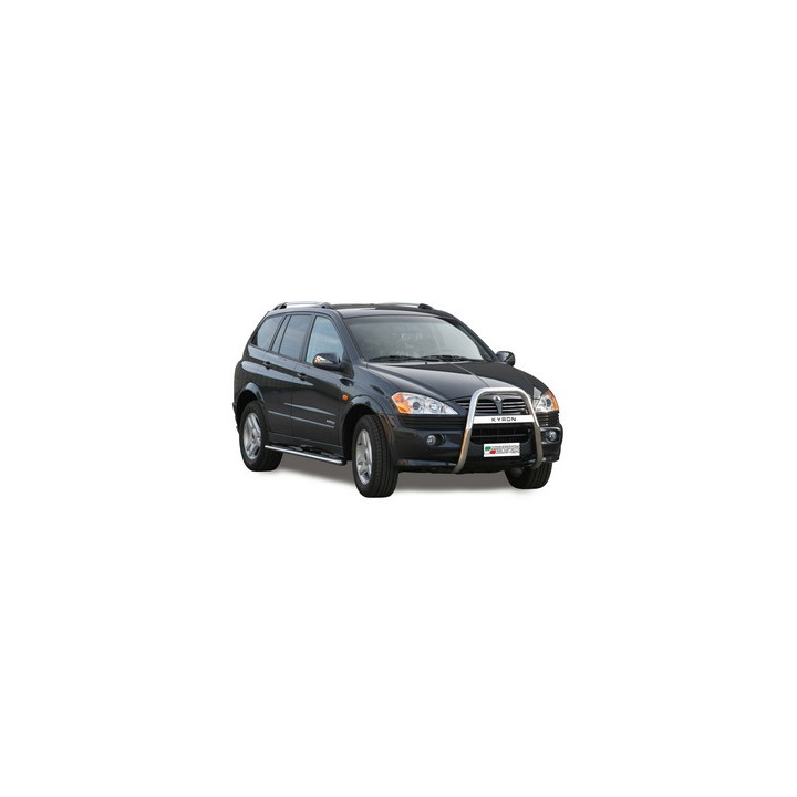 EC Homologated Bullbar, Misutonida 4x4 High Medium Bar, Color Black, SsangYong Kyron - EDK.ro