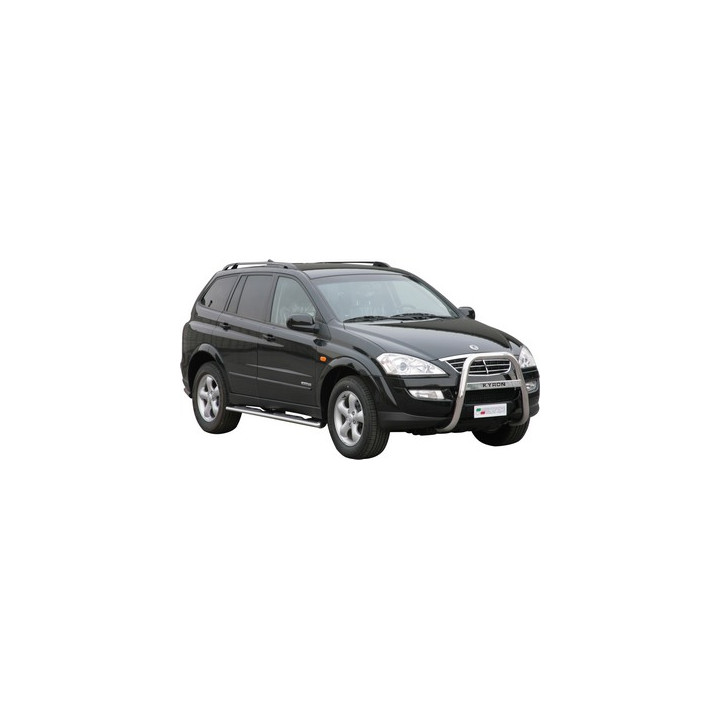 Bullbar Omologat RAR, Misutonida 4x4 High Medium Bar, Culoare Negru, SsangYong Kyron - EDK.ro