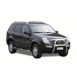 EC Homologated Bullbar, Misutonida 4x4 High Medium Bar, Color Silver, SsangYong Rexton - EDK.ro