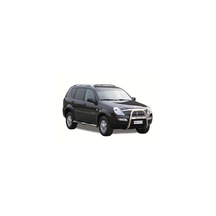 Bullbar Omologat RAR, Misutonida 4x4 High Medium Bar, Culoare Negru, SsangYong Rexton - EDK.ro