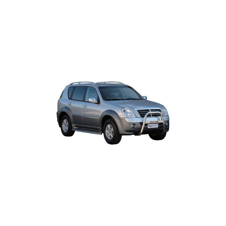 EC Homologated Bullbar, Misutonida 4x4 High Medium Bar, Color Black, SsangYong Rexton - EDK.ro