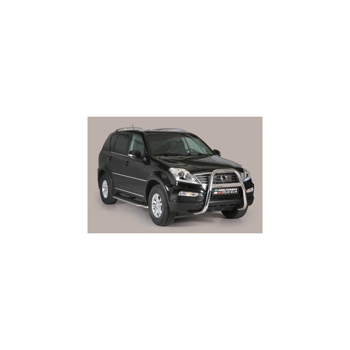 EC Homologated Bullbar, Misutonida 4x4 High Medium Bar, Color Black, SsangYong Rexton - EDK.ro