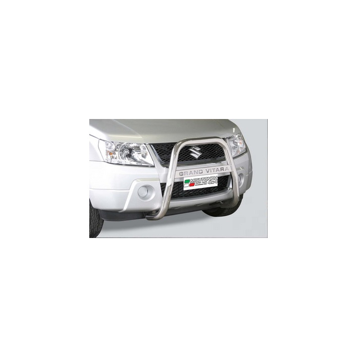Bullbar Omologat RAR, Misutonida 4x4 High Medium Bar, Culoare Negru, Suzuki Grand Vitara 2005 - 2008 - EDK.ro