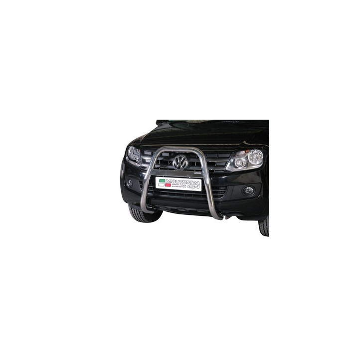 EC Homologated Bullbar, Misutonida 4x4 High Medium Bar, Color Black, Volkswagen Amarok 2010 - 2022 - EDK.ro
