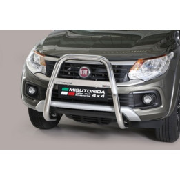 Bullbar Omologat RAR, Misutonida 4x4 High Medium Bar, Culoare Argintiu, Fiat Fullback - EDK.ro