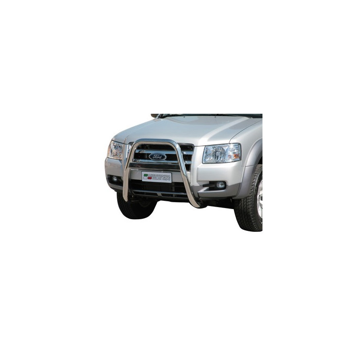 EC Homologated Bullbar, Misutonida 4x4 High Medium Bar, Color Black, Ford Ranger 2007 - 2009 - EDK.ro