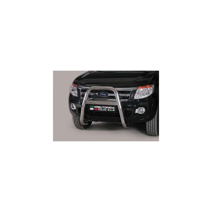 Bullbar Omologat RAR, Misutonida 4x4 High Medium Bar, Culoare Argintiu, Ford Ranger 2012 - Prezent - EDK.ro