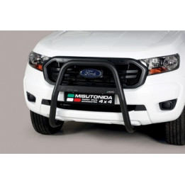 EC Homologated Bullbar, Misutonida 4x4 High Medium Bar, Color Black, Ford Ranger 2019 - 2022 - EDK.ro