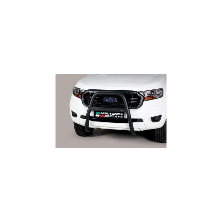 EC Homologated Bullbar, Misutonida 4x4 High Medium Bar, Color Black, Ford Ranger 2019 - 2022 - EDK.ro