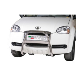 EC Homologated Bullbar, Misutonida 4x4 High Medium Bar, Color Silver, Great Wall Wingle 2010 - 2011 - EDK.ro