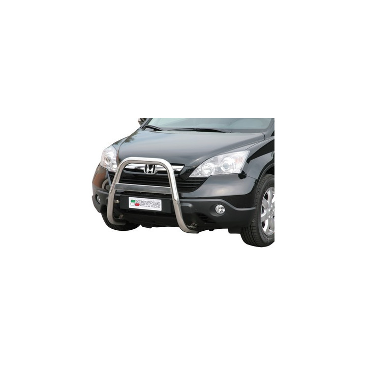 EC Homologated Bullbar, Misutonida 4x4 High Medium Bar, Color Silver, Honda CR-V - EDK.ro