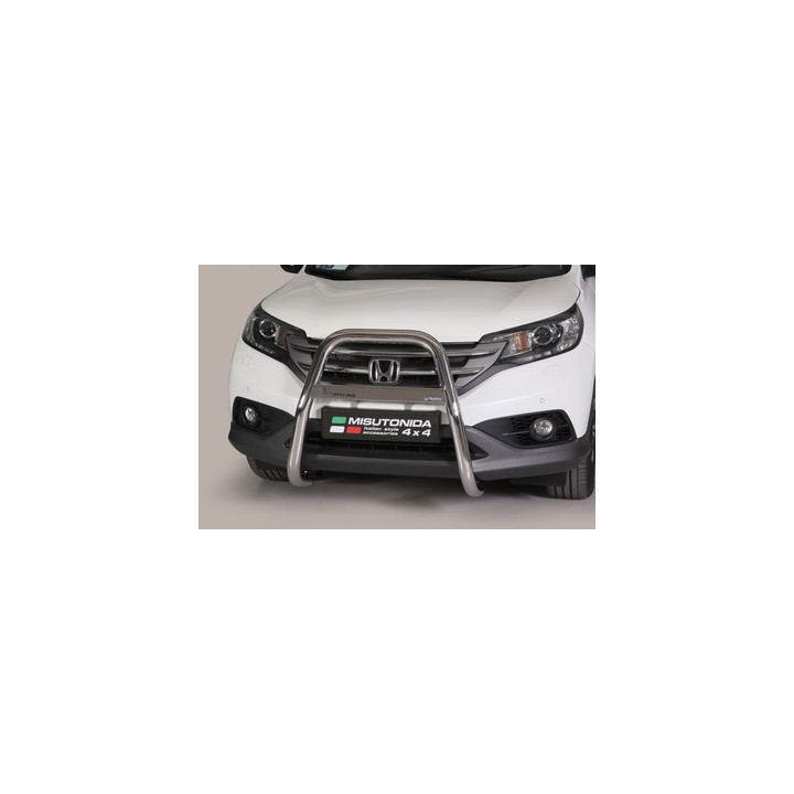 EC Homologated Bullbar, Misutonida 4x4 High Medium Bar, Color Black, Honda CR-V - EDK.ro