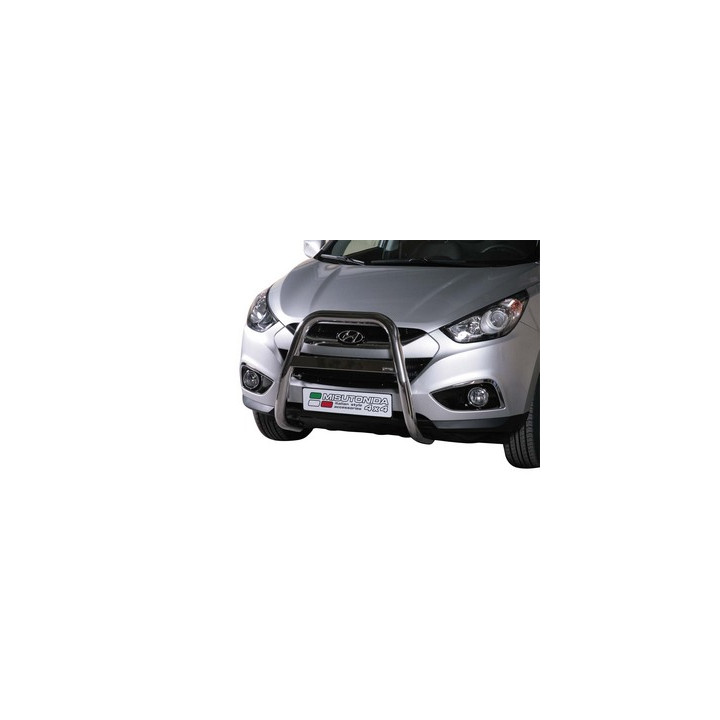 EC Homologated Bullbar, Misutonida 4x4 High Medium Bar, Color Black, Hyundai ix35 - EDK.ro