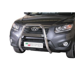 EC Homologated Bullbar, Misutonida 4x4 High Medium Bar, Color Silver, Hyundai Santa Fe - EDK.ro