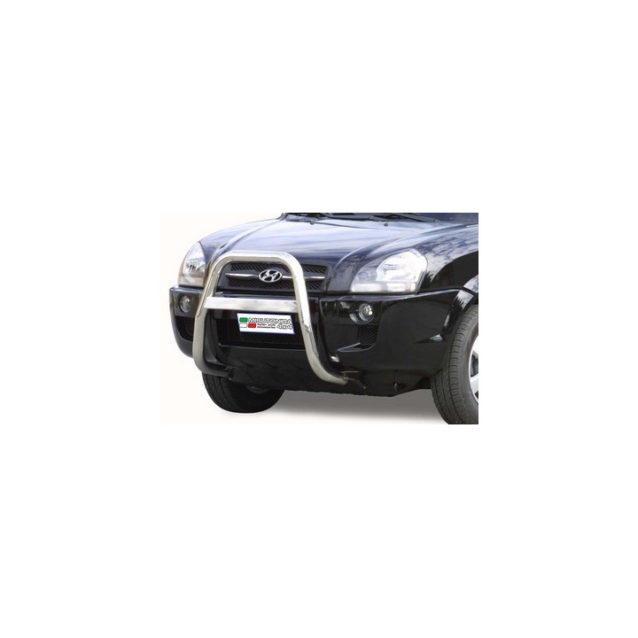 Bullbar Omologat RAR, Misutonida 4x4 High Medium Bar, Culoare Argintiu, Hyundai Tucson - EDK.ro