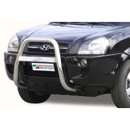 EC Homologated Bullbar, Misutonida 4x4 High Medium Bar, Color Black, Hyundai Tucson - EDK.ro