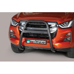 EC Homologated Bullbar, Misutonida 4x4 High Medium Bar, Color Black, Isuzu D-Max 2020 - 2023 - EDK.ro