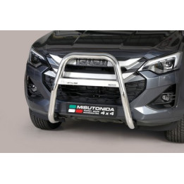 EC Homologated Bullbar, Misutonida 4x4 High Medium Bar, Color Silver, Isuzu D-Max 2024 - Present - EDK.ro
