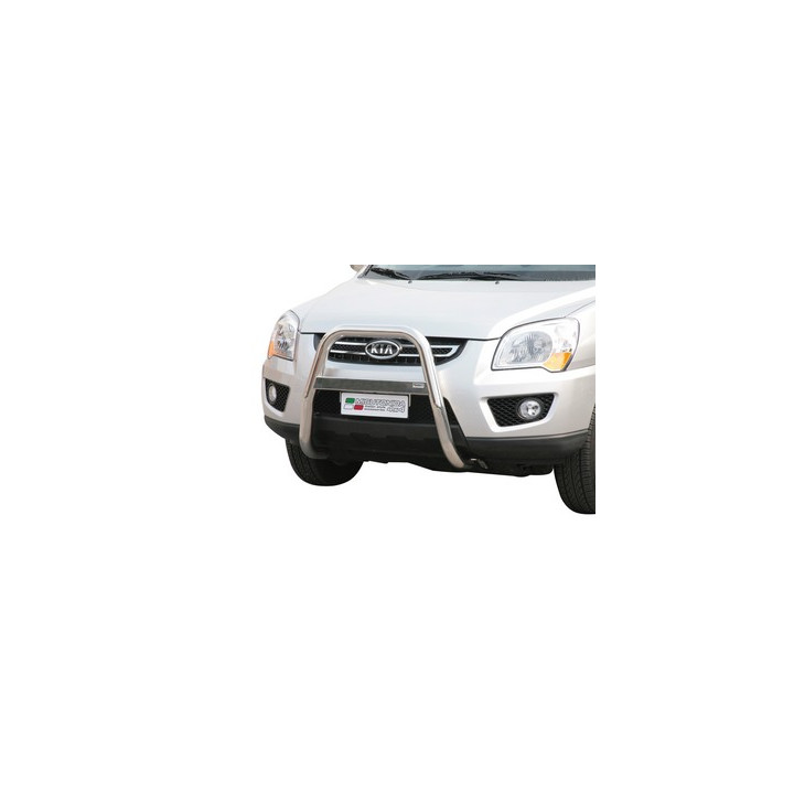 Bullbar Omologat RAR, Misutonida 4x4 High Medium Bar, Culoare Argintiu, Kia Sportage - EDK.ro