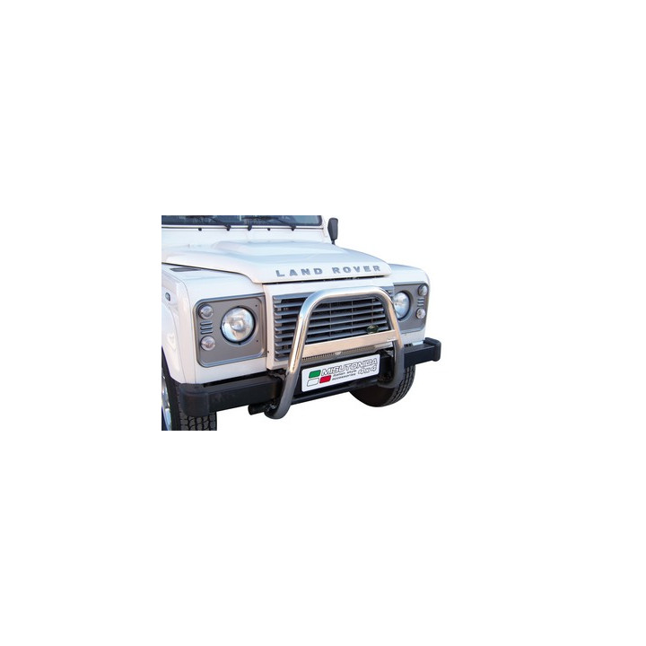 Bullbar Omologat RAR, Misutonida 4x4 High Medium Bar, Culoare Argintiu, Land Rover Defender - EDK.ro