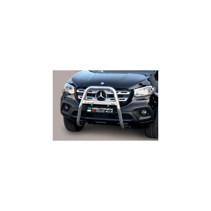 Bullbar Omologat RAR, Misutonida 4x4 High Medium Bar, Culoare Argintiu, Mercedes-Benz X-Class - EDK.ro
