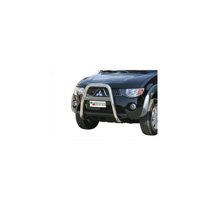 Bullbar Omologat RAR, Misutonida 4x4 High Medium Bar, Culoare Argintiu, Mitsubishi L200 2006 - 2009 - EDK.ro