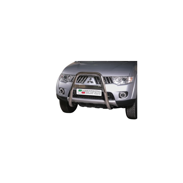 Bullbar Omologat RAR, Misutonida 4x4 High Medium Bar, Culoare Argintiu, Mitsubishi L200 2010 - 2015 - EDK.ro