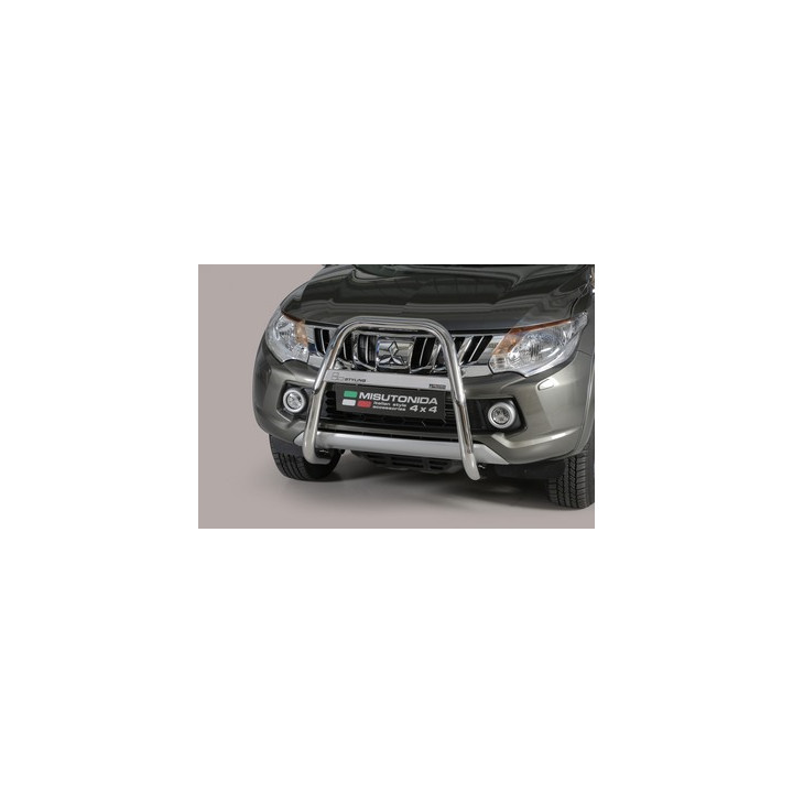 Bullbar Omologat RAR, Misutonida 4x4 High Medium Bar, Culoare Negru, Mitsubishi L200 2015 - 2018 - EDK.ro