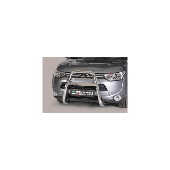 Bullbar Omologat RAR, Misutonida 4x4 High Medium Bar, Culoare Argintiu, Mitsubishi Outlander - EDK.ro
