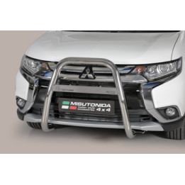 Bullbar Omologat RAR, Misutonida 4x4 High Medium Bar, Culoare Negru, Mitsubishi Outlander - EDK.ro