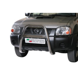 Bullbar Omologat RAR, Misutonida 4x4 High Medium Bar, Culoare Negru, Nissan Navara 2009 - 2015 - EDK.ro