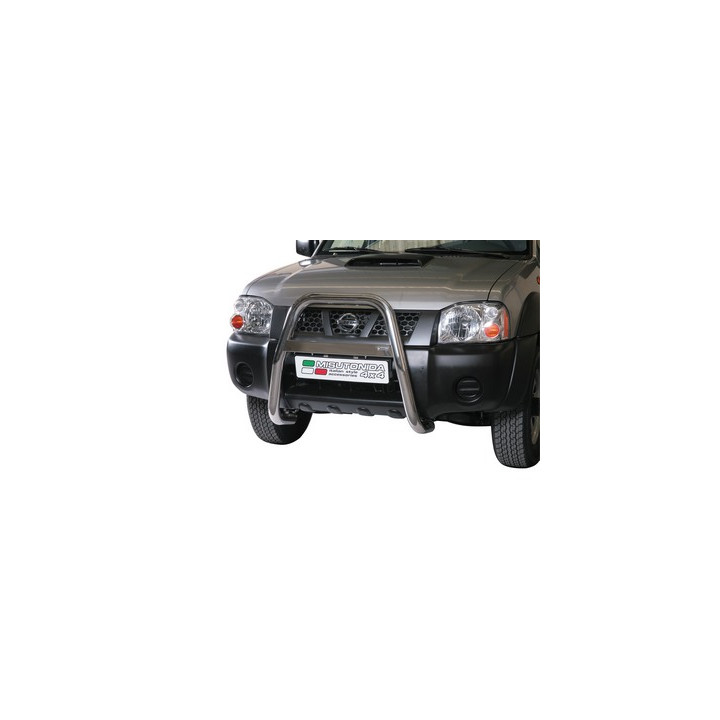 Bullbar Omologat RAR, Misutonida 4x4 High Medium Bar, Culoare Negru, Nissan Navara 2009 - 2015 - EDK.ro