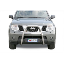 Bullbar Omologat RAR, Misutonida 4x4 High Medium Bar, Culoare Argintiu, Nissan Pathfinder - EDK.ro