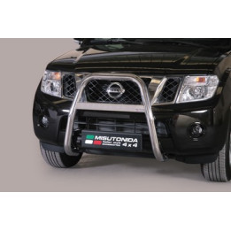 EC Homologated Bullbar, Misutonida 4x4 High Medium Bar, Color Silver, Nissan Pathfinder - EDK.ro