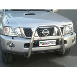 EC Homologated Bullbar, Misutonida 4x4 High Medium Bar, Color Silver, Nissan Patrol GR 2005 - Present - EDK.ro