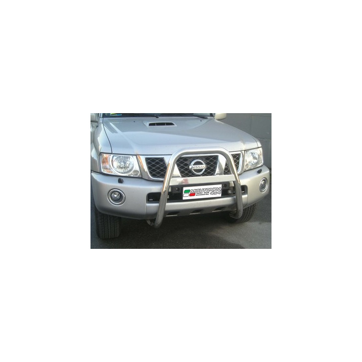 EC Homologated Bullbar, Misutonida 4x4 High Medium Bar, Color Black, Nissan Patrol GR 2005 - Present - EDK.ro