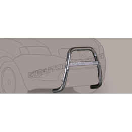 EC Homologated Bullbar, Misutonida 4x4 High Medium Bar, Color Silver, Nissan X-Trail - EDK.ro