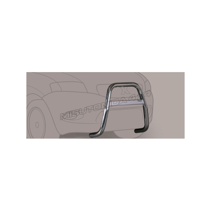 Bullbar Omologat RAR, Misutonida 4x4 High Medium Bar, Culoare Argintiu, Nissan X-Trail - EDK.ro