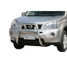 EC Homologated Bullbar, Misutonida 4x4 High Medium Bar, Color Black, Nissan X-Trail - EDK.ro
