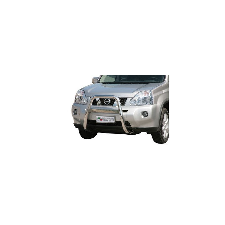 EC Homologated Bullbar, Misutonida 4x4 High Medium Bar, Color Black, Nissan X-Trail - EDK.ro