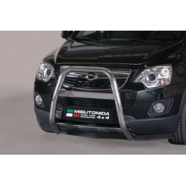 Bullbar Omologat RAR, Misutonida 4x4 High Medium Bar, Culoare Argintiu, Opel Antara - EDK.ro