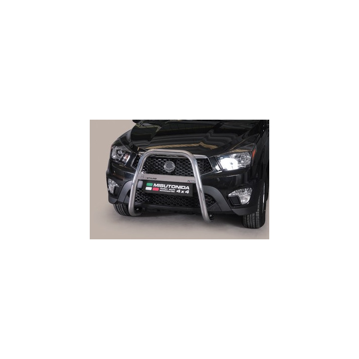 Bullbar Omologat RAR, Misutonida 4x4 High Medium Bar, Culoare Argintiu, SsangYong Actyon Sports - EDK.ro