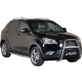Bullbar Omologat RAR, Misutonida 4x4 High Medium Bar, Culoare Argintiu, SsangYong Korando - EDK.ro