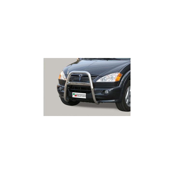 Bullbar Omologat RAR, Misutonida 4x4 High Medium Bar, Culoare Argintiu, SsangYong Kyron - EDK.ro