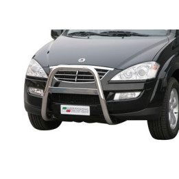 Bullbar Omologat RAR, Misutonida 4x4 High Medium Bar, Culoare Argintiu, SsangYong Kyron - EDK.ro