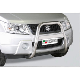 Bullbar Omologat RAR, Misutonida 4x4 High Medium Bar, Culoare Argintiu, Suzuki Grand Vitara 2005 - 2008 - EDK.ro