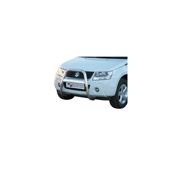 EC Homologated Bullbar, Misutonida 4x4 High Medium Bar, Color Black, Suzuki Grand Vitara 2009 - 2012 - EDK.ro