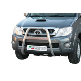 Bullbar Omologat RAR, Misutonida 4x4 High Medium Bar, Culoare Negru, Toyota Hilux 2006 - 2011 - EDK.ro